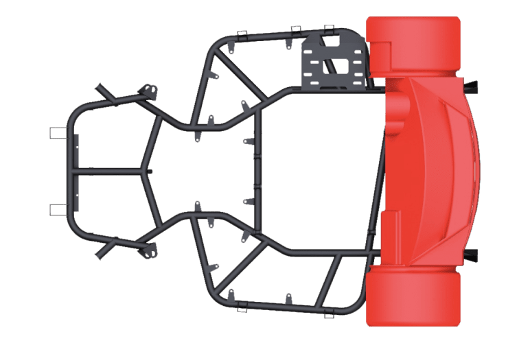 Защита задней оси